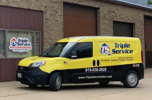 Mendota HVAC service van